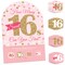 Big Dot of Happiness Sweet 16 - 16th Birthday Party Scavenger Hunt - 1 Stand and 48 Game Pieces - Hide and Find Game